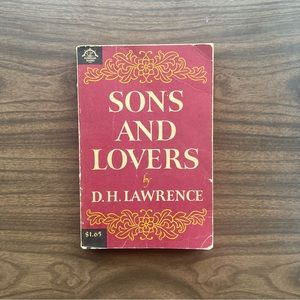 VINTAGE BOOK Sons and Lovers by D.H. Lawrence paperback